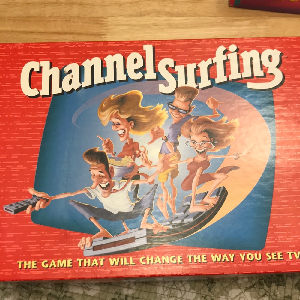Channel Surfing Game Milton Bradley 1994excellent